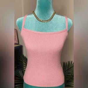 ASTR The Label Ribbed Sweater Cami - Tank Top